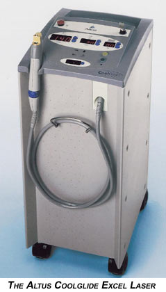 The Altus Coolglide Excel Laser